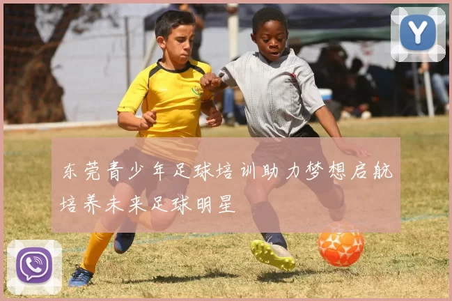 东莞青少年足球培训助力梦想启航培养未来足球明星