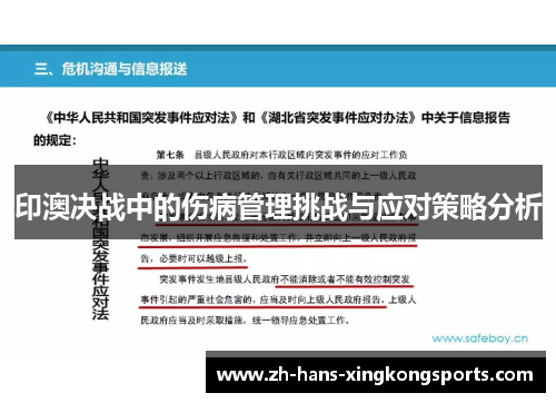 印澳决战中的伤病管理挑战与应对策略分析