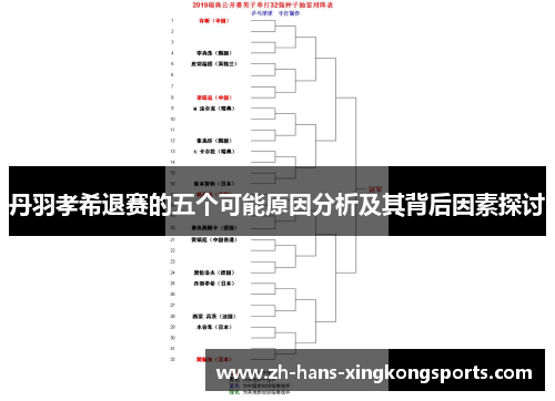 丹羽孝希退赛的五个可能原因分析及其背后因素探讨